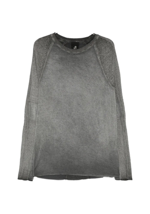 Thom Krom elbow-patch T-shirt - Grey