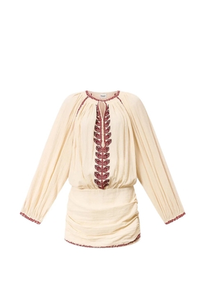 MARANT ÉTOILE Ludy embroidered dress - Neutrals