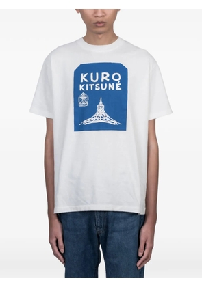 Maison Kitsuné x Kuro Tokyo-Paris Crossroads T-shirt - White