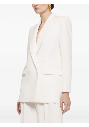 NISSA double-breasted blazer - White