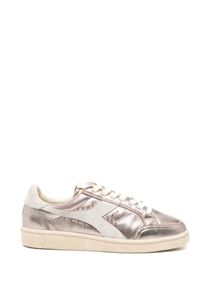 Diadora metallic-effect leather sneakers - Pink