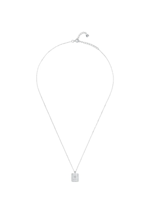 Mateo diamond baguette necklace - Silver