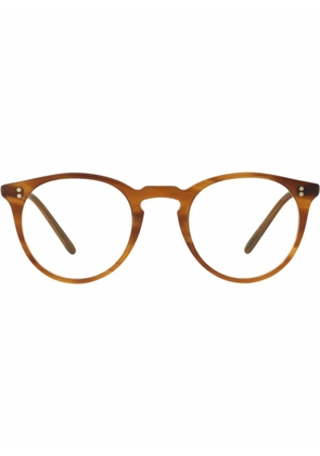Oliver Peoples O'Malley round-frame glasses - White