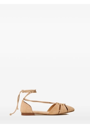 TWINSET cut-out ballet falts - Neutrals