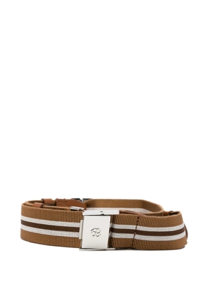 Dorothee Schumacher Stretchy Chic striped belt - Brown