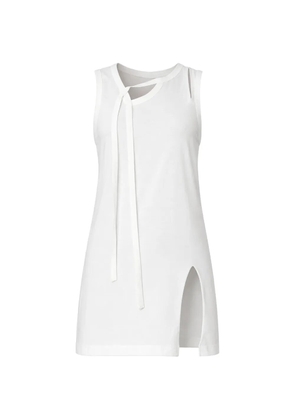 Yohji Yamamoto Binder V-neck tank top - White