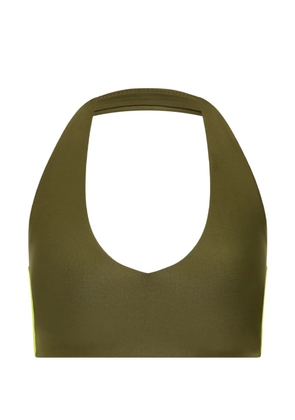 The Upside halterneck sports bra - Green