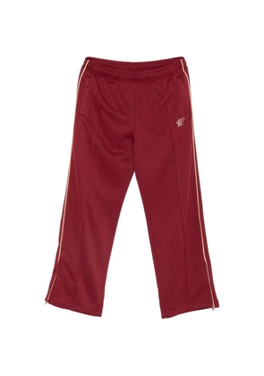 WALK IN PARIS stripe-trim track pants - Red