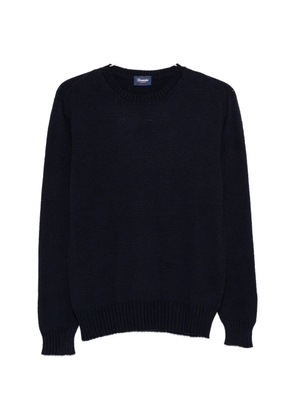 Drumohr crew-neck cotton sweater - Blue