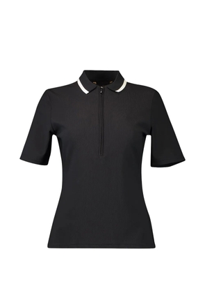 Goldbergh Cassia ribbed half-zip top - Black