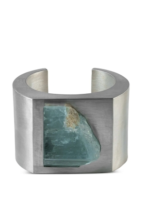 Parts of Four Crescent Plane aquamarine bracelet - Silver