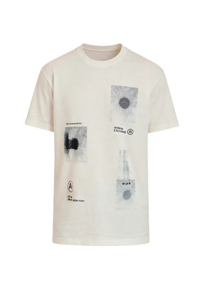 Armani Exchange graphic-print crew-neck T-shirt - Neutrals