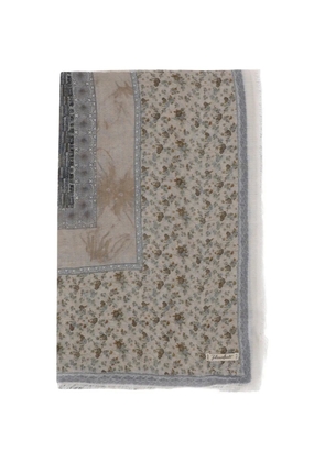 Faliero Sarti Wilde floral-print stole - Neutrals