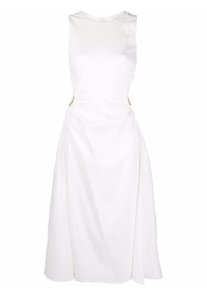 Patrizia Pepe abito essential cut-out dress - White