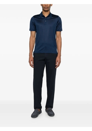 Arte Antwerp silk polo shirt - Blue