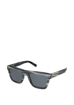 Dolce & Gabbana effect horn square-frame sunglasses - Grey