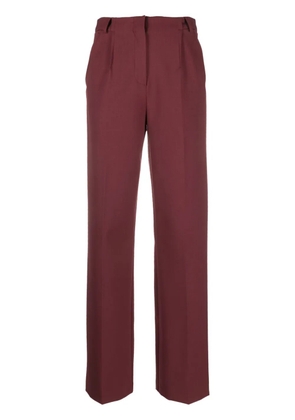 Patrizia Pepe Essential straight-leg trousers - Purple