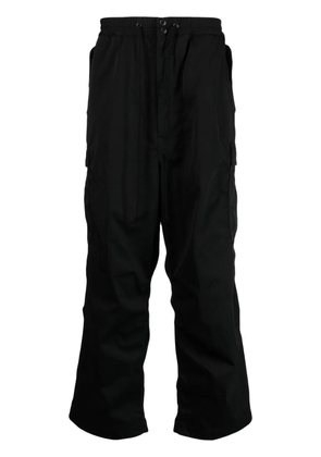 Junya Watanabe MAN elasticated-waistband drawstring track pants - Black