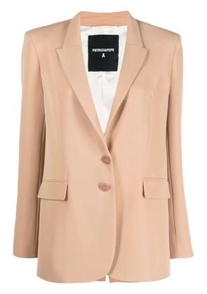 Patrizia Pepe single-breasted blazer - Brown