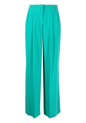 Patrizia Pepe high-waisted wide-leg trousers - Green