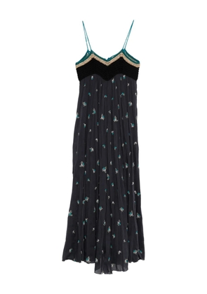 Forte Forte floral crochet dress - Black