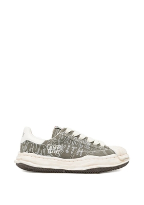 Maison MIHARA YASUHIRO graphic-print trainers - Green