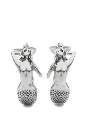 MM6 Maison Margiela mermaid hoop earrings - Silver