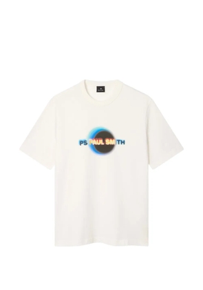 PS Paul Smith eclipse-print T-shirt - White