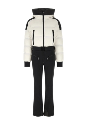 Goldbergh adjustable hood belted ski all-in-one - White