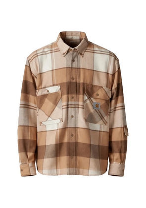 Carhartt WIP plaid pocket shirt - Brown