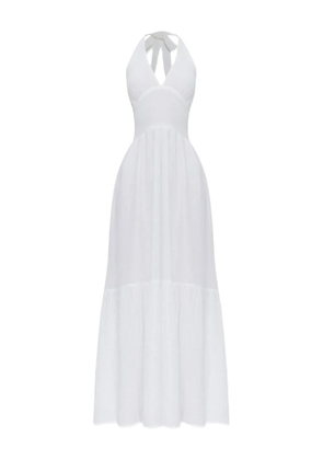 Melissa Odabash Shay halterneck maxidress - White