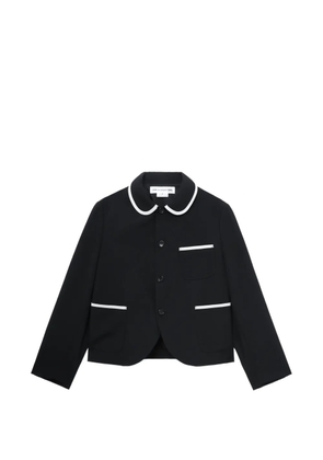 Comme Des Garçons Girl piped-collar jacket - Black