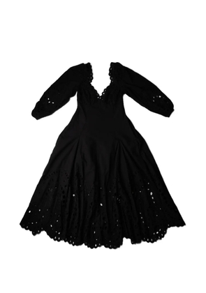 Charo Ruiz Ibiza Corbin sweetheart-neck midi dress - Black