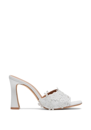 Malone Souliers Roxanne floral leather sandals - White