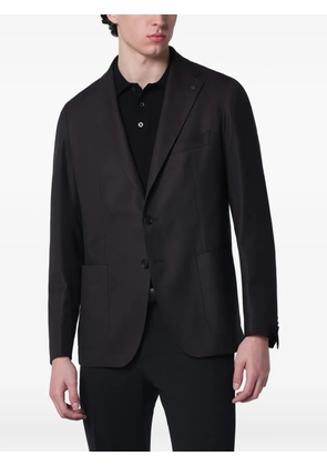 Tagliatore single-breasted wool blazer - Brown