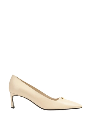 Sergio Rossi Surge logo-plaque pumps - Neutrals