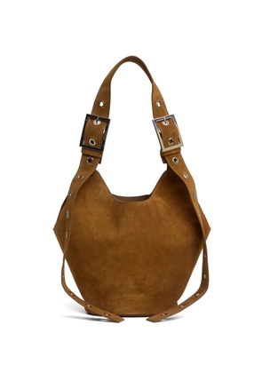 DONDUP adjustable strap leather bucket bag - Brown
