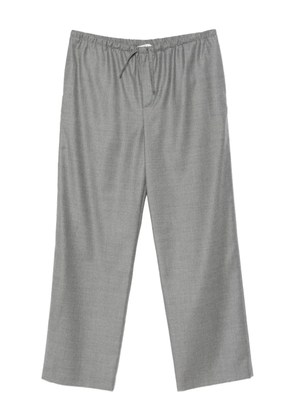 The Row wool straight-leg trousers - Grey
