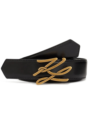 Karl Lagerfeld medium K/Autograph belt - Black