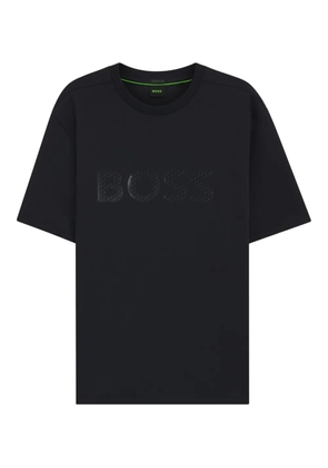 BOSS logo-detail crew-neck T-shirt - Black