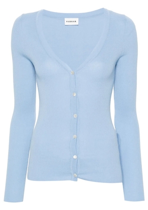P.A.R.O.S.H. ribbed-knit cardigan - Blue