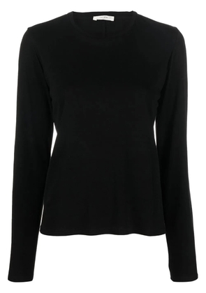 The Row round-neck long-sleeved T-shirt - Black