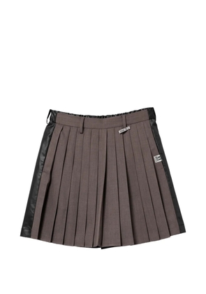 Maison MIHARA YASUHIRO panelled skort - Brown
