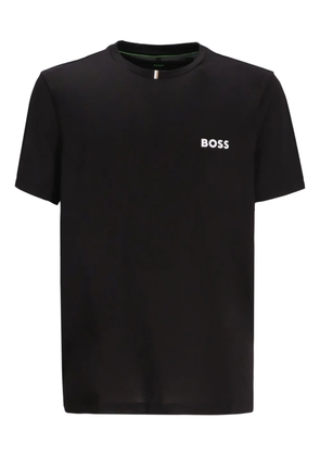 BOSS logo-print T-shirt - Black