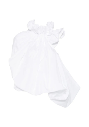 Comme Des Garçons ruffled blouse - White