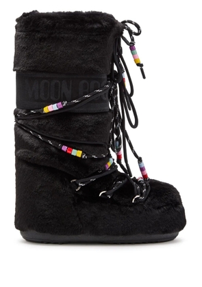 Moon Boot Icon faux-fur snow boots - Black