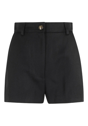 Elisabetta Franchi pressed-crease shorts - Black
