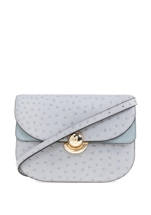 Furla turnlock leather shoulder bag - Blue