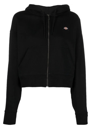 Dickies Construct logo-patch zip-up hoodie - Black