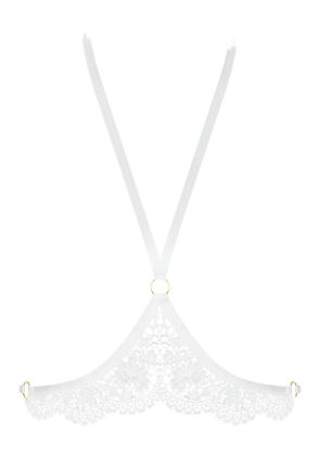 Maison Close lace-detail lingerie accessory - White